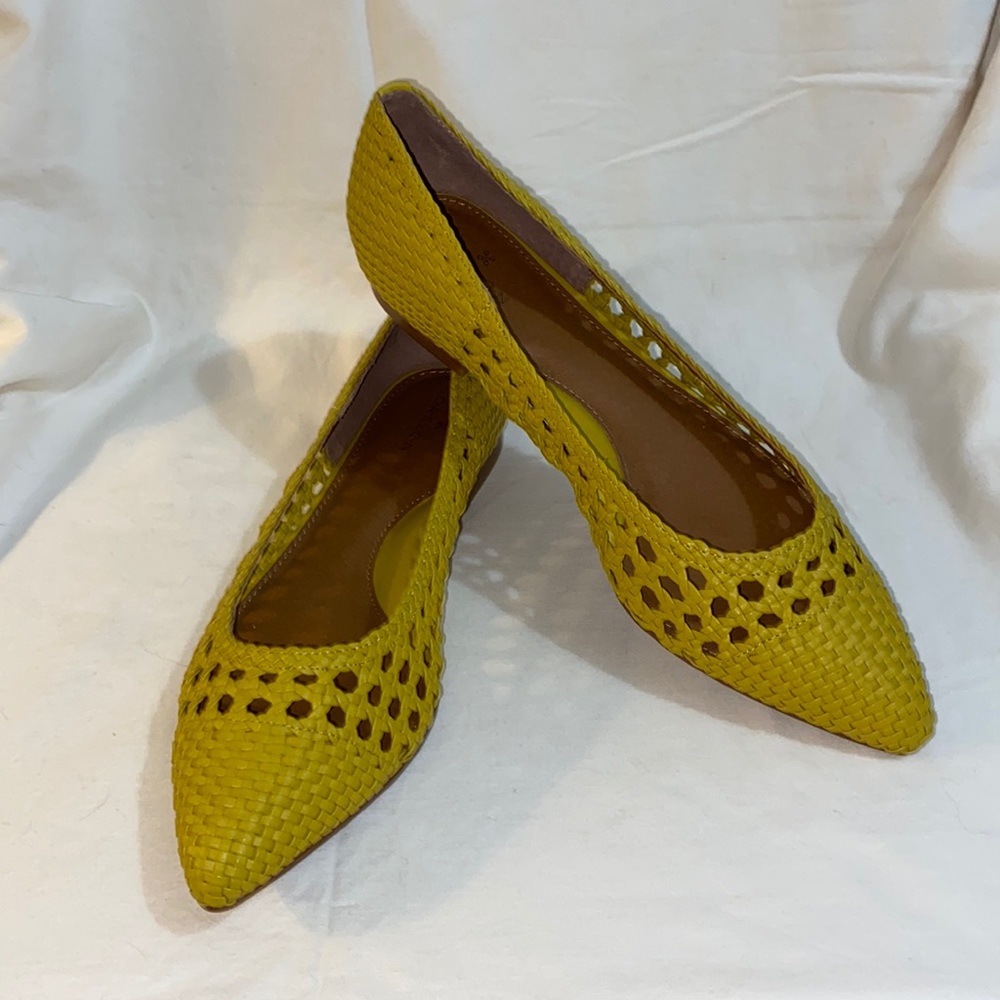 Caslon Larken Woven Flats Size 7M Goldenrod NWOT